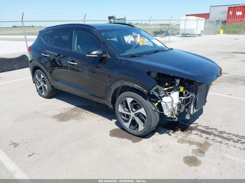 2016 Hyundai Tucson VIN KM8J3CA2XGU260272 IAAI salvage auction — FRONT END, Certificate Of Title (Nebraska), sold $2,100 on 2026-07-09 (photo 1)