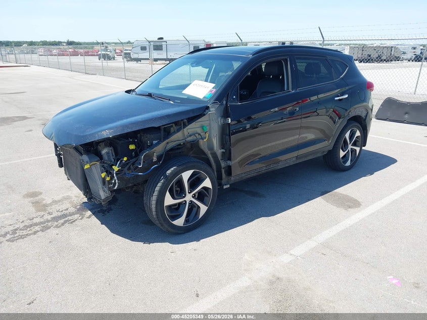 2016 Hyundai Tucson VIN KM8J3CA2XGU260272 IAAI salvage auction — FRONT END, Certificate Of Title (Nebraska), sold $2,100 on 2026-07-09 (photo 2)