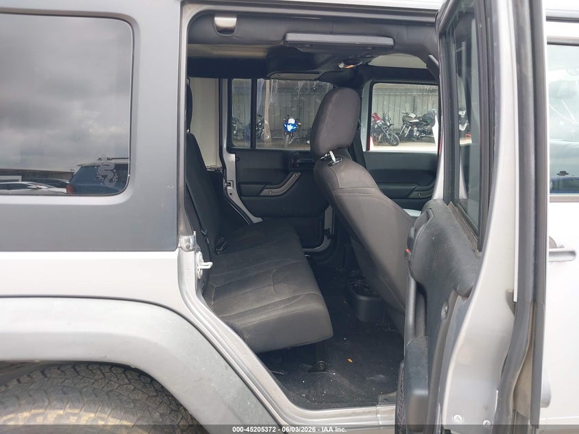 2018 Jeep Wrangler / VIN 1C4BJWDG7JL808233 IAAI salvage auction — LEFT FRONT, Salvage Title, sold $8,500 on 2026-08-01 (photo 8)