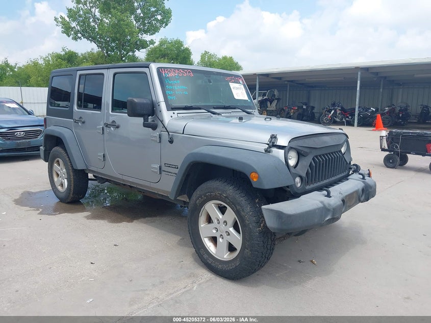 2018 Jeep Wrangler / VIN 1C4BJWDG7JL808233 — IAAI salvage auction photo