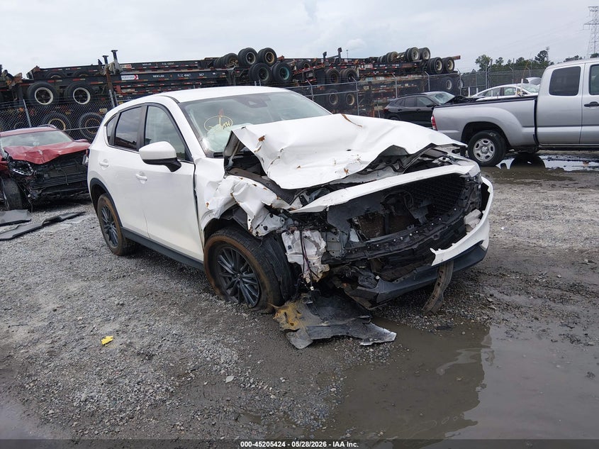 2021 Mazda Cx-5 VIN JM3KFACM2M0329601 IAAI salvage auction — FRONT END, Salvage Title, sold $1,800 on 2026-07-24 (photo 1)