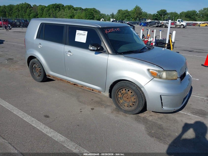 2008 Scion Xb VIN JTLKE50E881025676 IAAI salvage auction — FRONT END, Clear (Indiana), sold $100 on 2026-07-10 (photo 1)