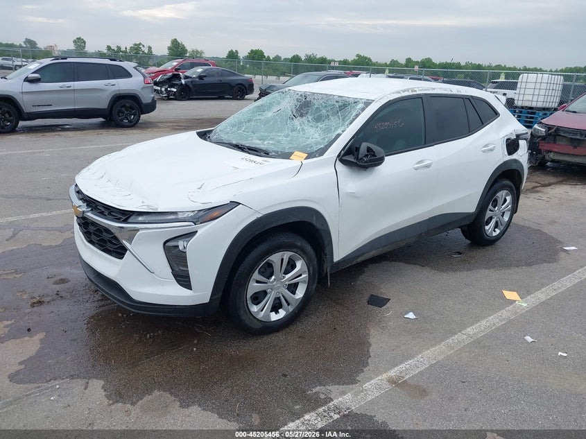 2024 Chevrolet Trax VIN KL77LFE22RC177368 IAAI salvage auction — ROLLOVER, Salvage (Indiana), sold $1,875 on 2026-07-24 (photo 2)