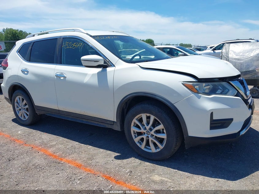 2019 Nissan Rogue VIN KNMAT2MV7KP510613 IAAI salvage auction — FRONT END, Mv-907A (New York), sold $1,450 on 2026-07-09 (photo 1)
