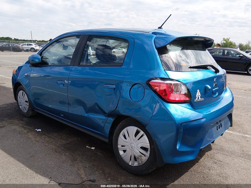 2024 Mitsubishi Mirage VIN ML32AUHJ8RH015860 IAAI salvage auction — LEFT REAR, Salvage (New Jersey), sold $3,050 on 2026-08-20 (photo 6)