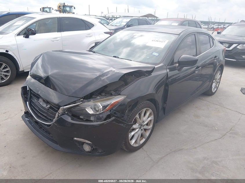 2014 Mazda 3 VIN JM1BM1W38E1179815 IAAI salvage auction — FRONT END, Original (Texas), sold $1,450 on 2026-07-28 (photo 2)