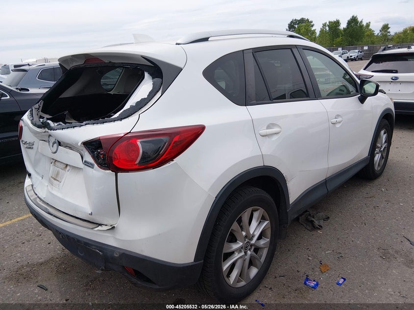 2015 Mazda Cx-5 VIN JM3KE4DY7F0493242 IAAI salvage auction — REAR END, Clear (Wyoming), sold $3,000 on 2026-09-08 (photo 4)