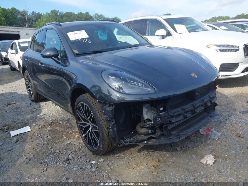 2024 Porsche Macan VIN WP1AA2A52RLB01087 IAAI salvage auction — FRONT END, Salvage (Georgia), sold $25,000 on 2026-08-19 (photo 1)