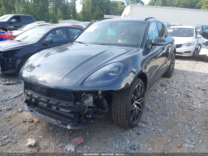 2024 Porsche Macan VIN WP1AA2A52RLB01087 IAAI salvage auction — FRONT END, Salvage (Georgia), sold $25,000 on 2026-08-19 (photo 2)
