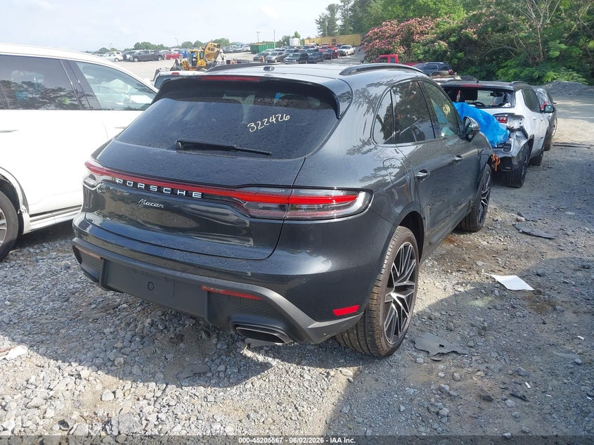 2024 Porsche Macan VIN WP1AA2A52RLB01087 IAAI salvage auction — FRONT END, Salvage (Georgia), sold $25,000 on 2026-08-19 (photo 4)