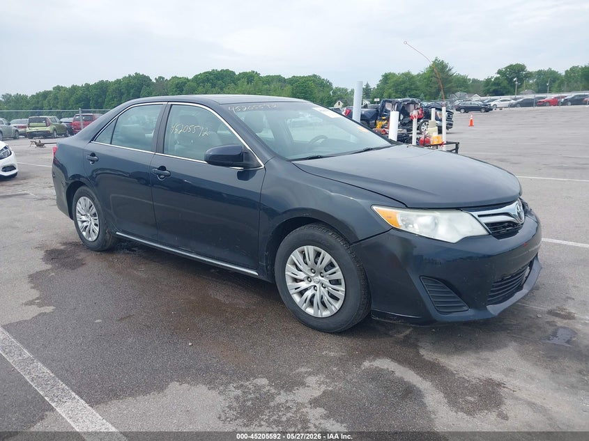 2012 Toyota Camry VIN 4T4BF1FK7CR182719 IAAI salvage auction — FRONT END, Salvage Title, sold $2,100 on 2026-07-10 (photo 1)