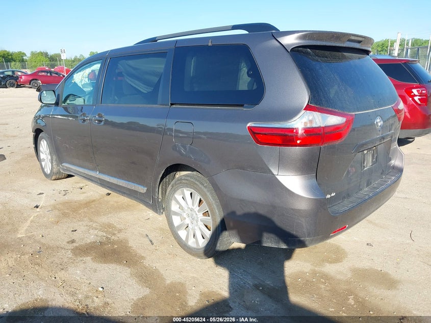2015 Toyota Sienna VIN 5TDJK3DC5FS106437 IAAI salvage auction — FRONT END, Junk Bill Of Sale Mv2459 (Wisconsin), sold $1,200 on 2026-07-24 (photo 3)
