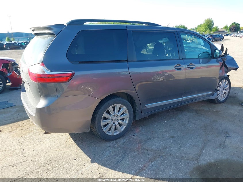 2015 Toyota Sienna VIN 5TDJK3DC5FS106437 IAAI salvage auction — FRONT END, Junk Bill Of Sale Mv2459 (Wisconsin), sold $1,200 on 2026-07-24 (photo 4)