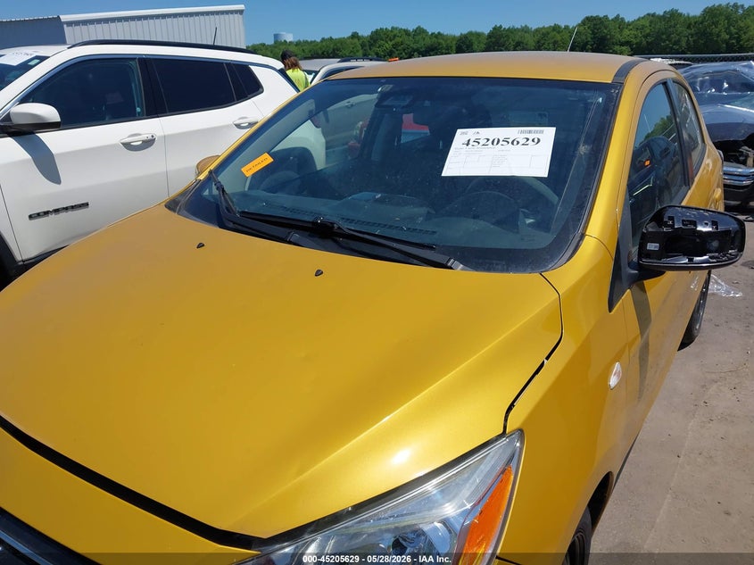 2021 Mitsubishi Mirage VIN ML32AUHJ0MH007213 IAAI salvage auction — HAIL, Salvage Title, sold $2,600 on 2026-07-28 (photo 6)