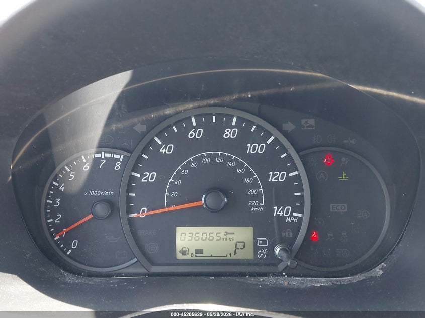 2021 Mitsubishi Mirage VIN ML32AUHJ0MH007213 IAAI salvage auction — HAIL, Salvage Title, sold $2,600 on 2026-07-28 (photo 7)