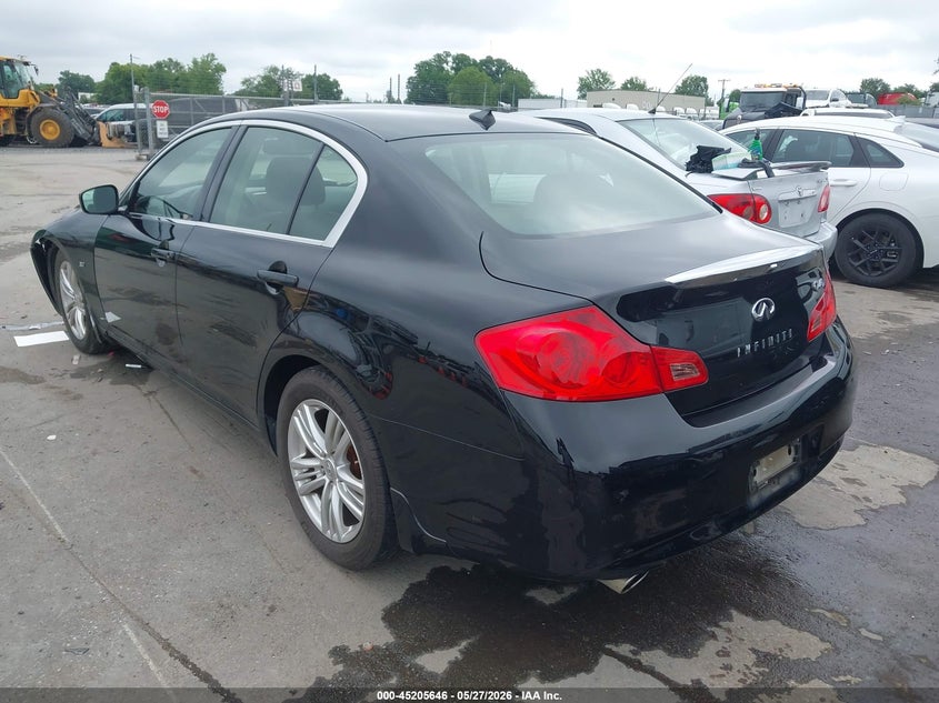 2015 Infiniti Q40 VIN JN1CV6AP8FM502188 IAAI salvage auction — FRONT END, Salvage (North Carolina), sold $1,525 on 2026-07-20 (photo 3)