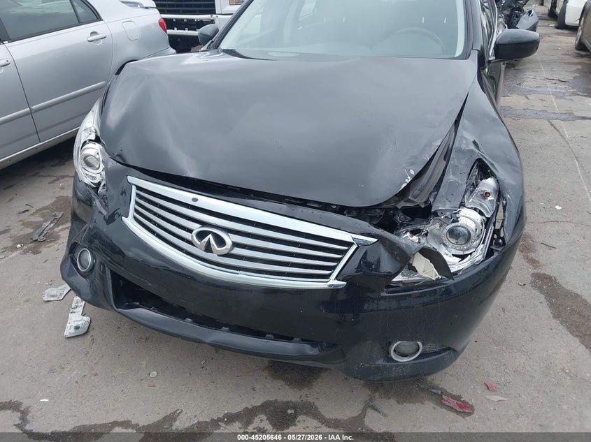 2015 Infiniti Q40 VIN JN1CV6AP8FM502188 IAAI salvage auction — FRONT END, Salvage (North Carolina), sold $1,525 on 2026-07-20 (photo 6)