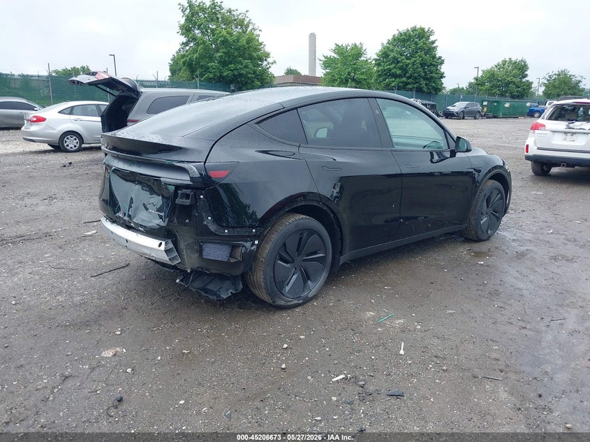2026 Tesla Model y VIN 7SAYGDEE8TA594224 IAAI salvage auction — REAR END, Salvage (Pennsylvania), sold $23,600 on 2026-07-23 (photo 4)
