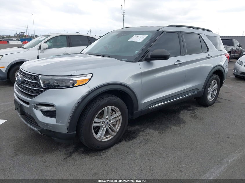 2023 Ford Explorer VIN 1FMSK8DH4PGB71042 IAAI salvage auction — SIDE, Salvage (California), sold $8,200 on 2026-07-09 (photo 2)