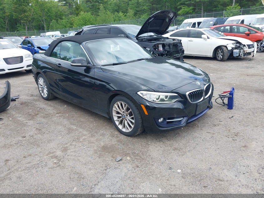 2016 BMW 2er VIN WBA1L9C57GV324144 IAAI salvage auction — REAR END, Salvage Title, sold $3,050 on 2026-07-24 (photo 1)