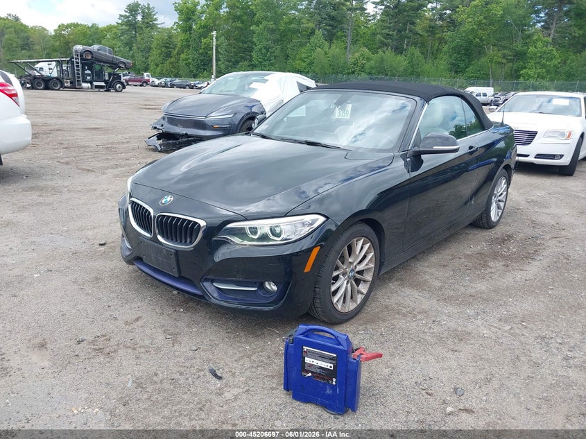 2016 BMW 2er VIN WBA1L9C57GV324144 IAAI salvage auction — REAR END, Salvage Title, sold $3,050 on 2026-07-24 (photo 2)