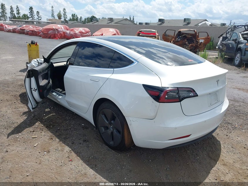 2018 Tesla Model 3 VIN 5YJ3E1EAXJF161884 IAAI salvage auction — LEFT SIDE, Salvage (California), sold $3,050 on 2026-07-21 (photo 3)