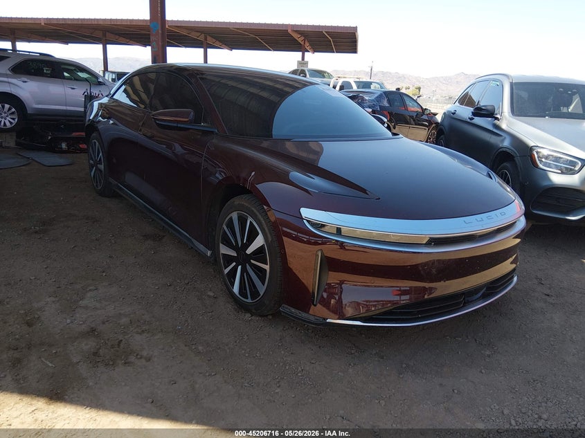 2023 Lucid Air VIN 50EA1PFA9PA007068 — IAAI salvage auction photo