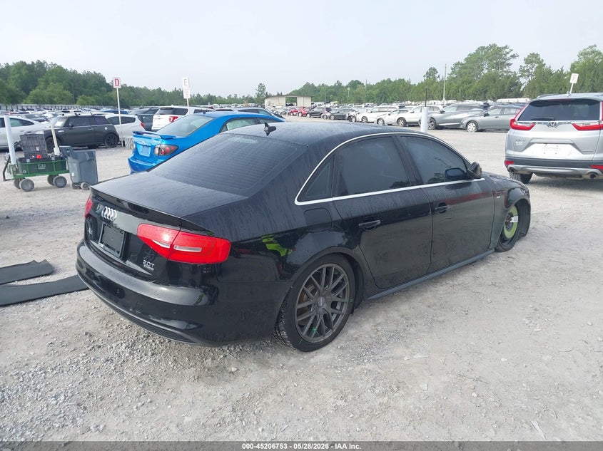 2015 Audi A4 VIN WAUFFAFL0FN035551 IAAI salvage auction — UNDERCARRIAGE, Salvage Title, sold $300 on 2026-07-23 (photo 4)