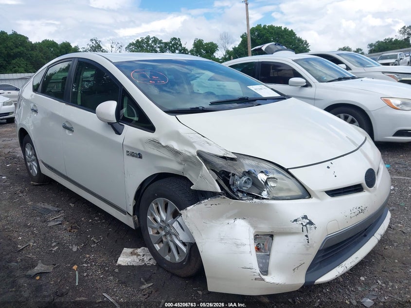 2014 Toyota Prius plug-in VIN JTDKN3DP0E3051040 IAAI salvage auction — RIGHT FRONT, Salvage (Georgia), sold $175 on 2026-07-22 (photo 6)