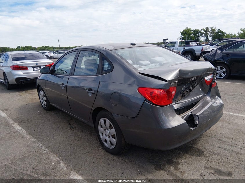 2008 Hyundai Elantra VIN KMHDU46D68U489205 IAAI salvage auction — REAR END, Salvage (New Jersey), sold $225 on 2026-07-20 (photo 3)