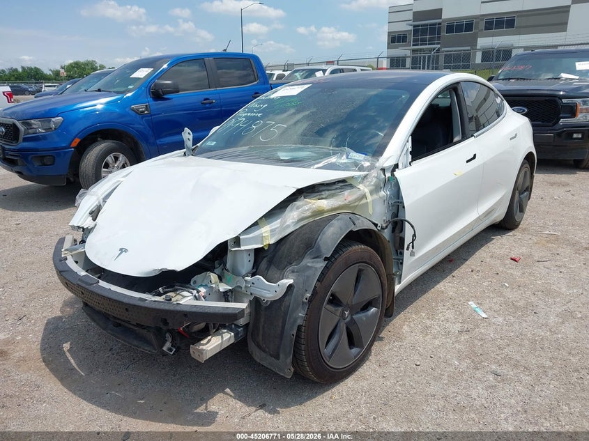 2018 Tesla Model 3 VIN 5YJ3E1EB1JF094875 IAAI salvage auction — FRONT END, Original (Texas), sold $3,350 on 2026-07-09 (photo 2)
