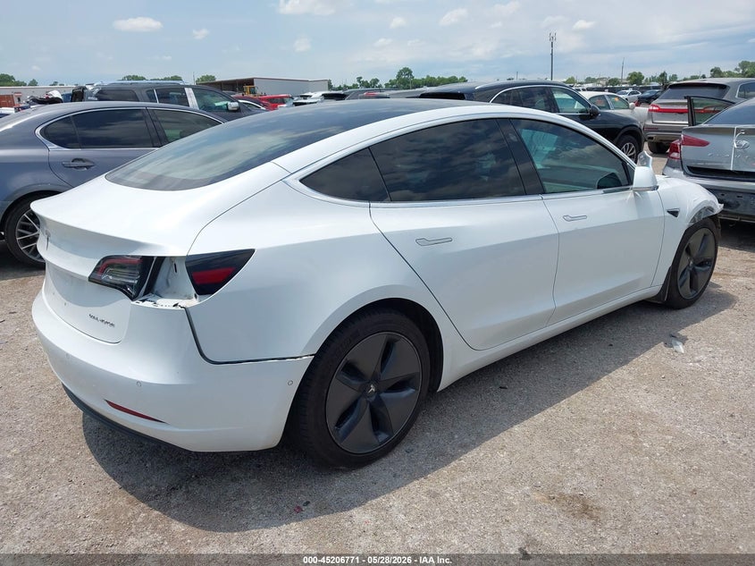 2018 Tesla Model 3 VIN 5YJ3E1EB1JF094875 IAAI salvage auction — FRONT END, Original (Texas), sold $3,350 on 2026-07-09 (photo 4)