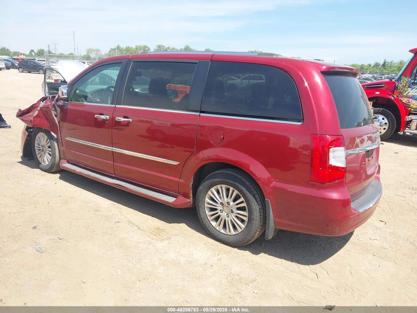 2014 Chrysler Town & country VIN 2C4RC1GG9ER408565 IAAI salvage auction — LEFT FRONT, Salvage Title, sold $450 on 2026-07-22 (photo 3)