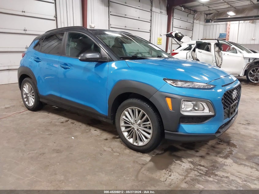 2021 Hyundai Kona VIN KM8K22AA9MU613203 IAAI salvage auction — HAIL, Salvage (Iowa), sold $25 on 2026-07-23 (photo 1)