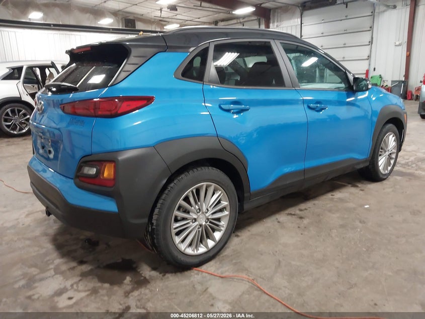 2021 Hyundai Kona VIN KM8K22AA9MU613203 IAAI salvage auction — HAIL, Salvage (Iowa), sold $25 on 2026-07-23 (photo 4)