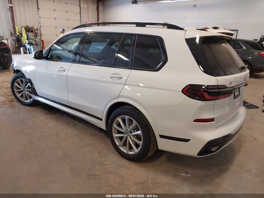 2026 BMW X7 VIN 5UX23EM02T9300600 IAAI salvage auction — FRONT END, Salvage Title, sold $38,250 on 2026-07-30 (photo 3)