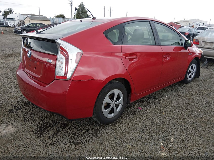 2014 Toyota Prius VIN JTDKN3DU0E0367304 IAAI salvage auction — FRONT END, Salvage Title, sold $2,425 on 2026-07-20 (photo 4)