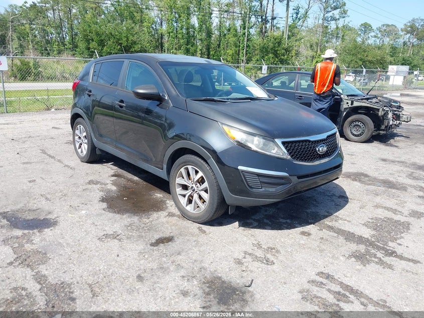 2016 Kia Sportage VIN KNDPB3AC7G7847764 IAAI salvage auction — FRONT END, Rebuildable (Florida), sold $2,075 on 2026-07-07 (photo 1)