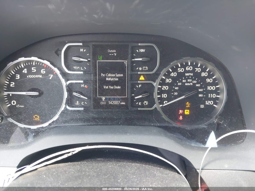 2018 Toyota Tundra VIN 5TFDW5F1XJX705653 IAAI salvage auction — FRONT END, Original (Texas), sold $8,500 on 2026-07-16 (photo 7)