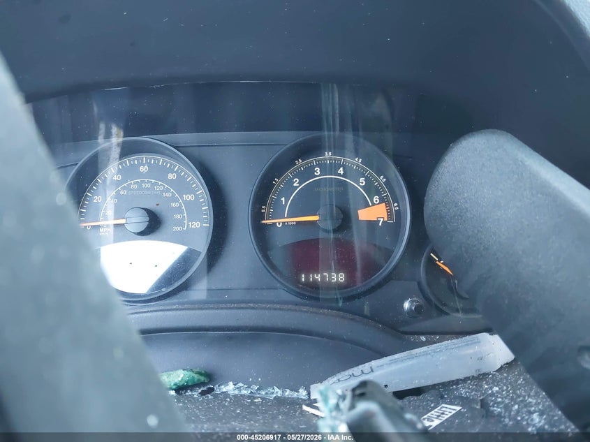 2015 Jeep Compass VIN 1C4NJCBA2FD438546 IAAI salvage auction — ROLLOVER, Non-Repairable Certificate (California), sold $825 on 2026-07-24 (photo 7)