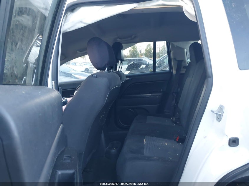 2015 Jeep Compass VIN 1C4NJCBA2FD438546 IAAI salvage auction — ROLLOVER, Non-Repairable Certificate (California), sold $825 on 2026-07-24 (photo 8)