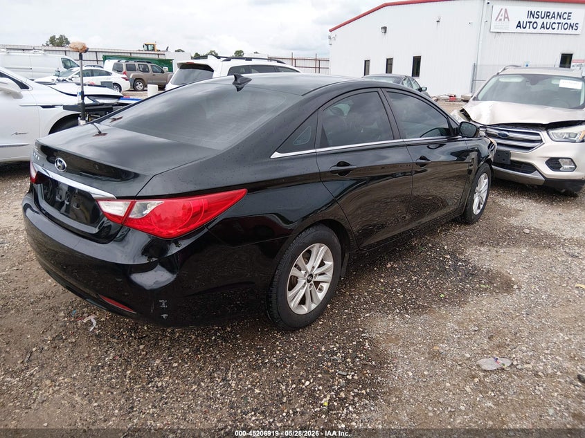 2013 Hyundai Sonata VIN 5NPEB4ACXDH617575 IAAI salvage auction — FRONT END, Clear (Arkansas), sold $1,700 on 2026-07-16 (photo 4)