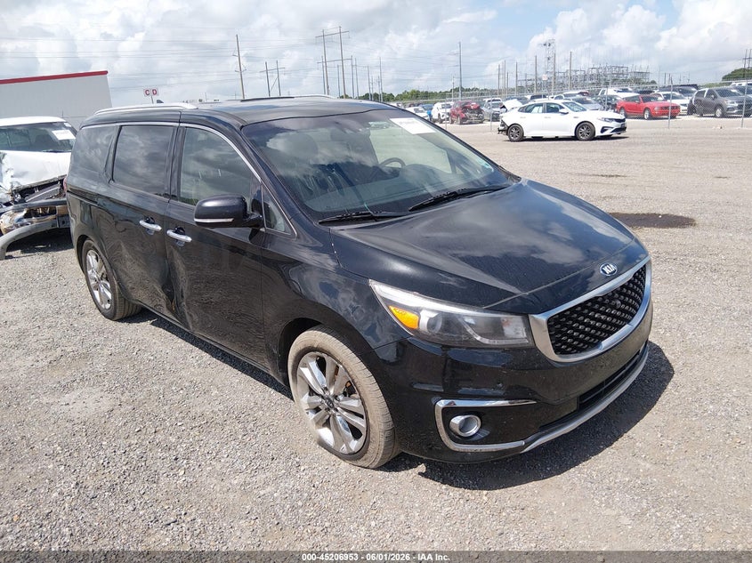 2015 Kia SEDONA VIN KNDME5C13F6026165 IAAI salvage auction — SIDE, Salvage Title, sold $2,000 on 2026-07-15 (photo 1)