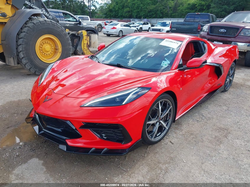 2023 Chevrolet Corvette VIN 1G1YA2D44P5116896 IAAI salvage auction — REAR END, Salvage Title, sold $46,250 on 2026-09-10 (photo 2)