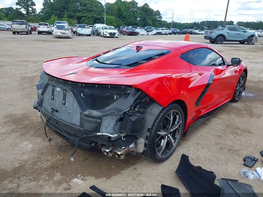2023 Chevrolet Corvette VIN 1G1YA2D44P5116896 IAAI salvage auction — REAR END, Salvage Title, sold $46,250 on 2026-09-10 (photo 4)