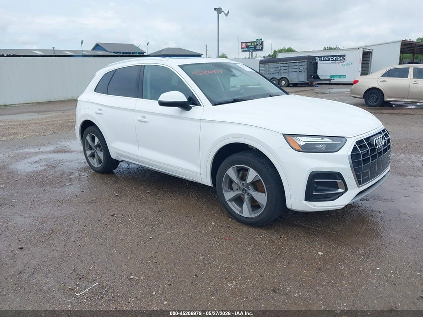 2023 Audi Q5 VIN WA1BBAFY7P2059996 IAAI salvage auction — LEFT REAR, Original (Texas), sold $16,600 on 2026-08-02 (photo 1)