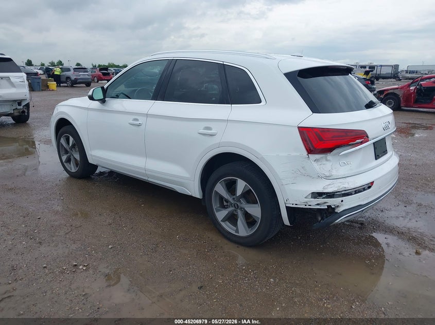 2023 Audi Q5 VIN WA1BBAFY7P2059996 IAAI salvage auction — LEFT REAR, Original (Texas), sold $16,600 on 2026-08-02 (photo 3)