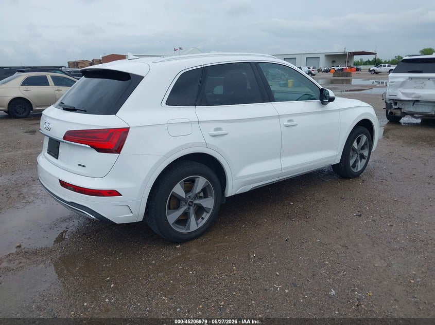 2023 Audi Q5 VIN WA1BBAFY7P2059996 IAAI salvage auction — LEFT REAR, Original (Texas), sold $16,600 on 2026-08-02 (photo 4)