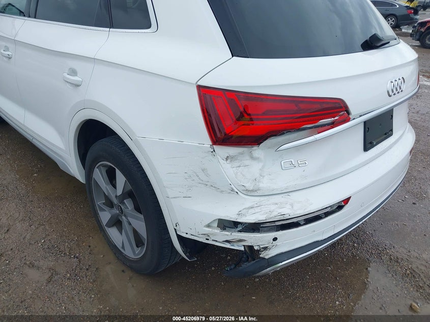 2023 Audi Q5 VIN WA1BBAFY7P2059996 IAAI salvage auction — LEFT REAR, Original (Texas), sold $16,600 on 2026-08-02 (photo 6)