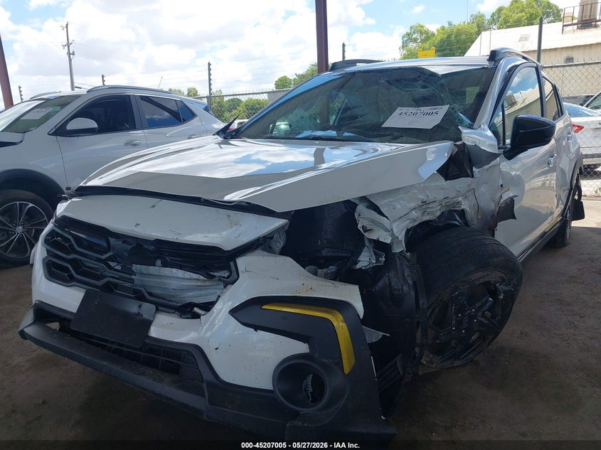 2024 Subaru Xv VIN 4S4GUHF61R3834721 IAAI salvage auction — FRONT & REAR, Salvage Title, sold $25 on 2026-07-09 (photo 2)